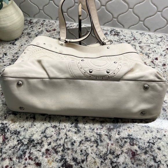 Coach Leather with Studded Applicate Satchel - 16273 - Picture 7 of 11